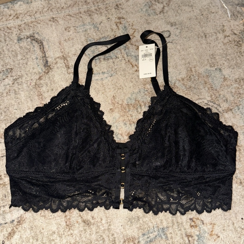 aerie Lace Bralette - Black - Picture 3 of 5